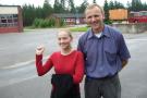 Merethe og kj�rel�reren