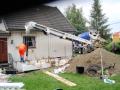 Betongbil i hagen