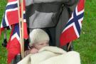 Rakel fikk passe ganske mange flagg etterhvert